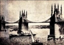 1900'deki köprü projesinde raylı sistem de vardı