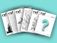 2010 Ocak Sayısı için RAF Ürün Dergisi'nin Kapağını Tasarlamak İster misiniz? 