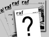 RAF Ürün Dergisi Kapak Tasarım Yarışması&#8217;na  Genç Tasarımcılardan Yoğun İlgi