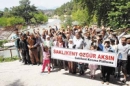 Saklıkent'te 3 santral projesine karşı eylem
