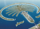 Körfeze ay yıldızlı EXPO adası