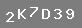 �PUCU: say� iki, b�y�k harf "K", say� yedi, b�y�k harf "D", say� ��, say� 9