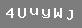 PUCU: byk harf "P", kk harf "w", say 9, byk harf "J", say , byk harf "E"