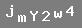 PUCU: kk harf "j", kk harf "m", byk harf "Y", say iki, kk harf "w", say drt