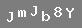PUCU: byk harf "J", kk harf "m", byk harf "J", kk harf "b", say sekiz, byk harf "Y"