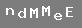 PUCU: kk harf "n", kk harf "d", byk harf "M", byk harf "M", kk harf "e", byk harf "E"