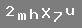 �PUCU: say� iki, k���k harf "m", k���k harf "h", b�y�k harf "X", say� yedi, k���k harf "u"