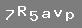 �PUCU: say� yedi, b�y�k harf "R", say� be�, k���k harf "a", k���k harf "v", k���k harf "p"