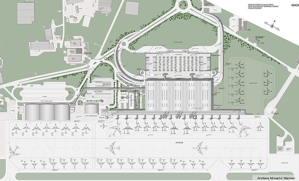 План аэропорта сабиха гекчен аэропорт
